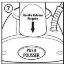 7 Handle Release Poignee PUSH POUSSER