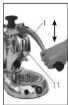 LA PAVONI Stradivari SPH 120V - - EROGAZIONE DEL CAFFE' - 15