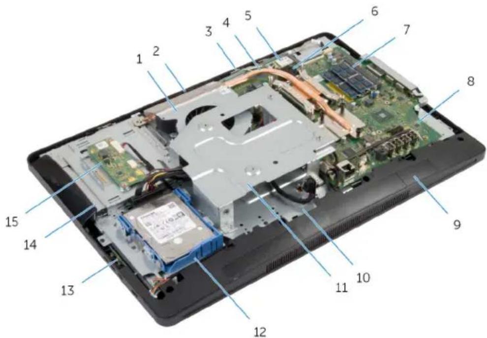 DELL Inspiron 3048 - Vue interne de l'ordinateur - 1