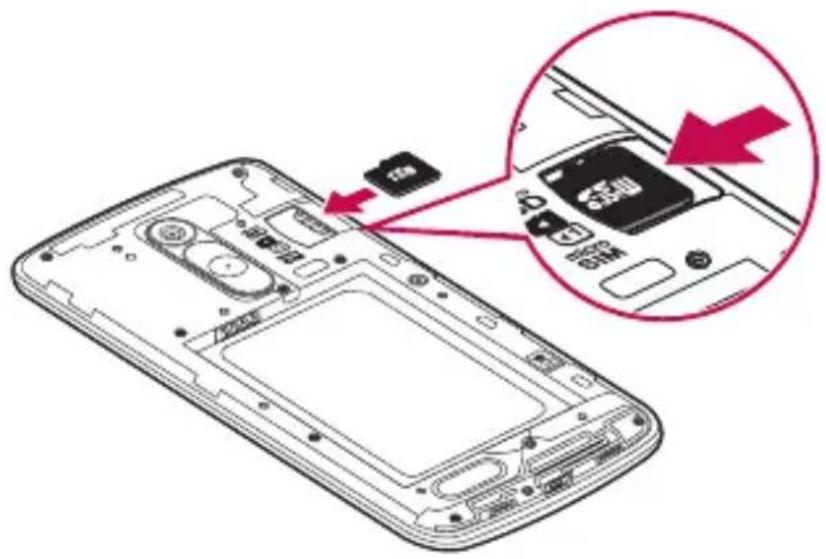 LG L Bello D331 - De microSD veilig verwijderen: - 1