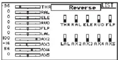 -36 0 0 0 0 100 -16 56 0 THR RAL ELE RUD FLP LAL AX2 AX3 AX4 AX5 Reverse LIST THR RAL ELE RUD FLP LAL AX2 AX3 AX4 AX5