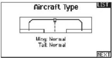 Aircraft Type Ming: Normal Tail: Normal LIST NEXT