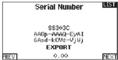 Serial Number SS303C AA8p-AAAG-EyAI 6Asd-kOvD-VjUj EXPORT PREV 0.00 NEXT