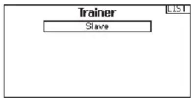 Trainer Slave LIST