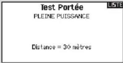 Test Portée PLEINE PUISSANCE Distance = 30 mètres