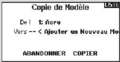 Copie de Modèle De 1 : Acro Vers -- < Ajouter un Nouveau Mo ABANDONNER COPIER