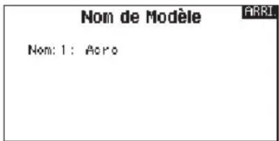 Nom de Modèle Nom: 1: Aero