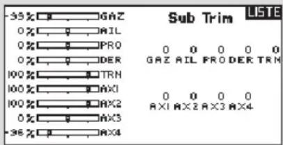 -39% GAZ 0% RAIL 0% PRO 0% DER 100% TRH 100% AXI 100% AX2 0% AX3 -36% AX4 Sub Trim LISTE 0 0 0 0 0 GAZ AIL PRO DER TRM 0 0 0 0 AXI AX2 AX3 AX4