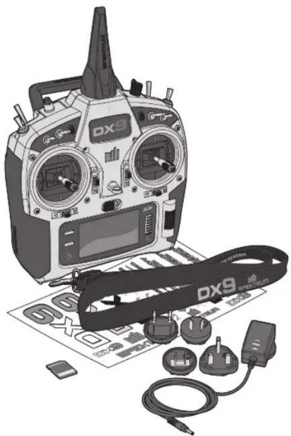 SPEKTRUM DX9 - CONTENU DE LA BOITE - 1