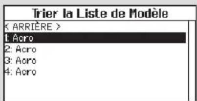 Trier la Liste de Modèle < ARRIÈRE > 1: Acro 2: Acro 3: Acro 4: Acro