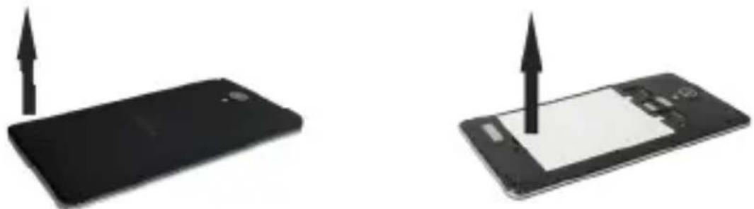 GOCLEVER Quantum 400 Lite - Снятие задней крышки и извлечение аккумулятора - 1