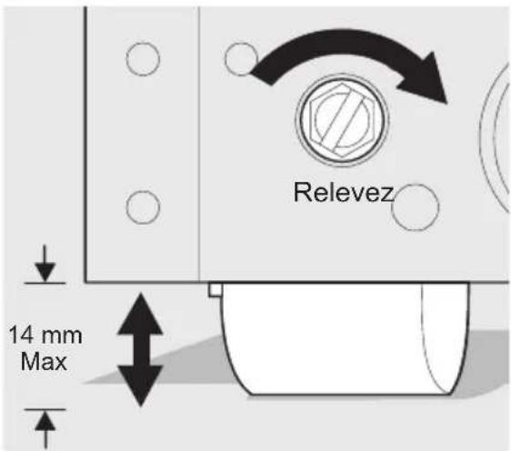 Relevez 14 mm Max