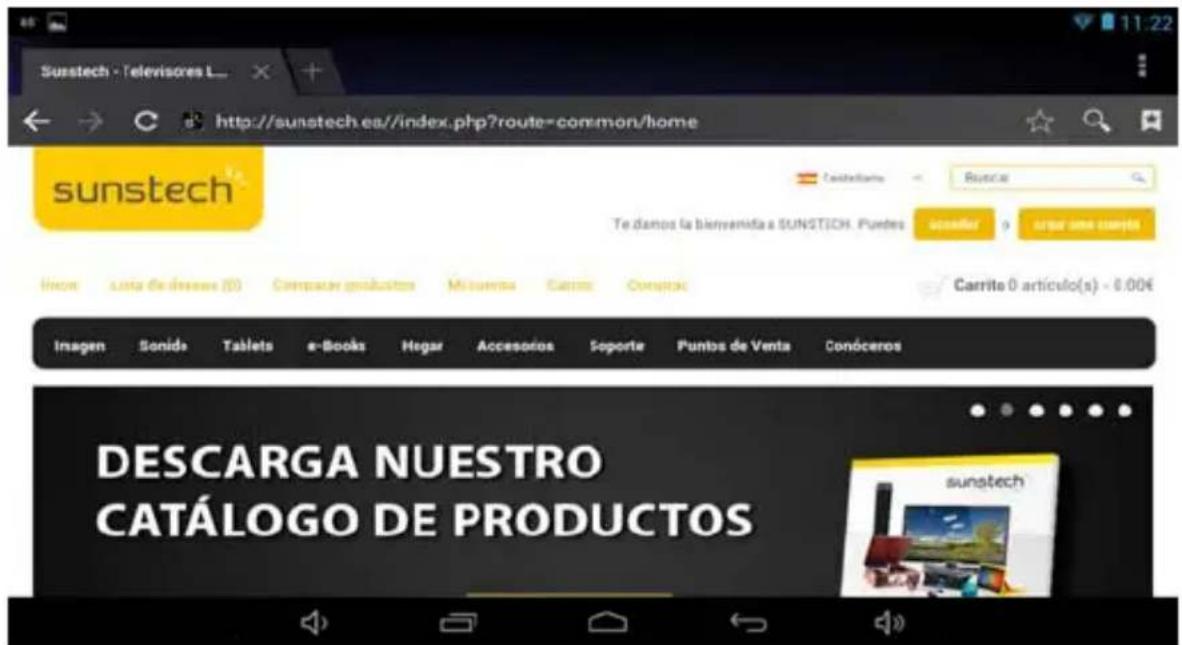 Sunstech TAB108QCBT - Web Browsing - 1