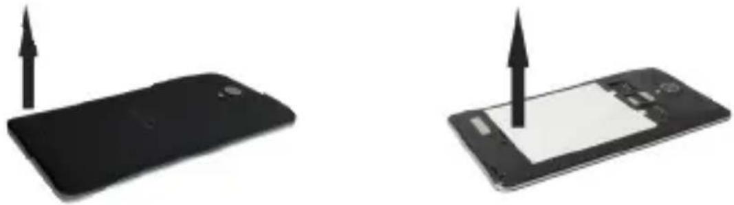 GOCLEVER Quantum 2 400 - Galinio dangtelio nuėmimas ir baterijos išėmimas - 1