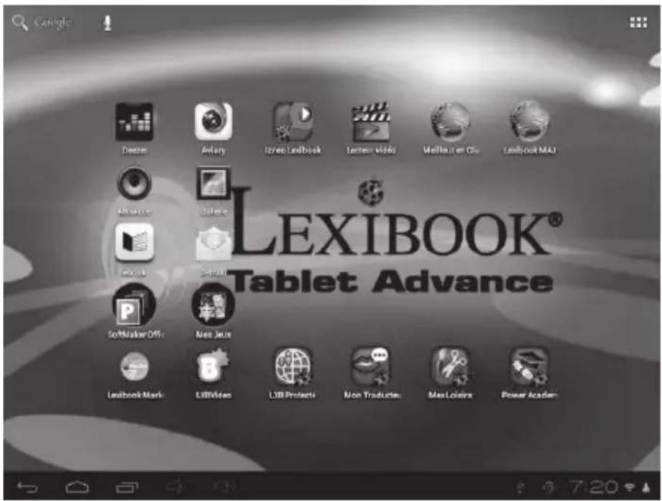 Google Dietrer Adriary Izmirn-Ledbook Lentree video Melhaier en Glu Ledbook MAU LEXIBOOK® Tablet Advance SoftMaker Off: Mes Jeux Ledbook Mark LSDVideo LSDProtects Non Traduction MesLoirex Power Academy