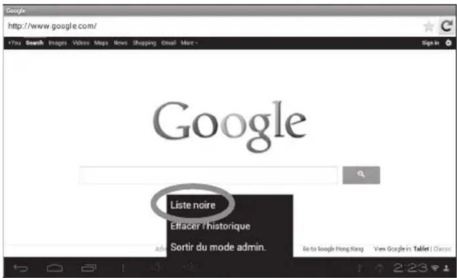 Google http://www.google.com/ You Search Images Video Maps News Shopping Email Mail Google Liste noire Effacer l'historique Sortir du mode admin. Go to Google Hong Kong View Google in Tablet | Classic