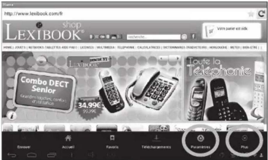 Home http://www.lexibook.com/fr shop LEXIBOOK® recherche... Vom parier est vide. HOME | JOARTS | NETBOOKS TABLETIES KIDS PADS | LICENCES | MULTIMEDIA | TELEPHONE | CALCULATRICES | DICTIONNAIRES TRADICTEURS | HORLOGIE | METEO | BIEN-ETRE | DESCOT NT- LEXIBOOK® Combo DECT Senior Grandes rouches, comforts at all sahons 34.99€ 99.99€ Toute la Téléphonie Emover Accueil Favors Telechargements Paramètres Plus