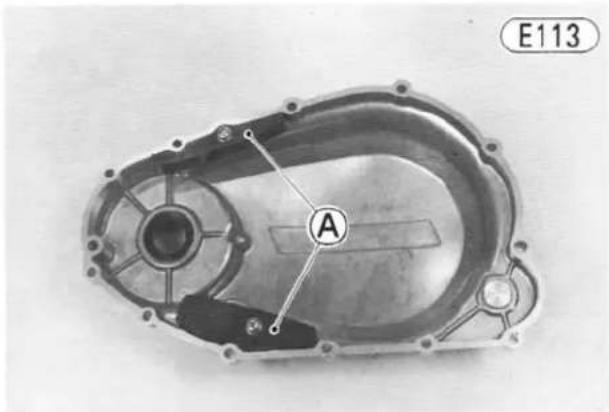 Cross-sectional view of a mechanical component with labeled section A (no text or symbols beyond label)