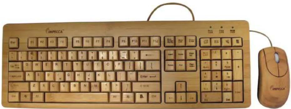 Impecca IMPKBB500C - Français Clavier et Souris Conçus sur mesure KBB500C Manuel d'utilisation - 1