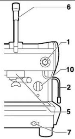 RANCILIO S24 - Légende des symboles: - 8