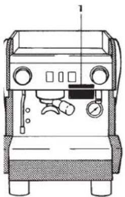 RANCILIO S24 - BEZEICHNUNG: KAFFEEMASCHINEN SERIE S20 - 1