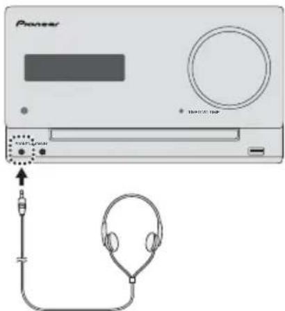 PIONEER X-CM42BT - Utilisation avec un casque - 1