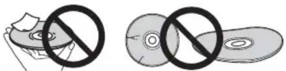 PIONEER X-CM42BT - Cómo limpiar los discos - 2