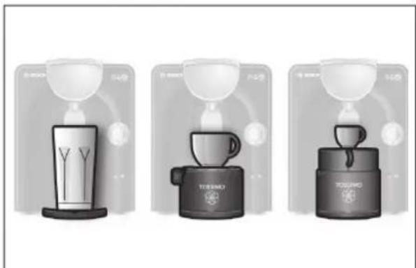BOSCH T55 - Taille de la tasse - 2