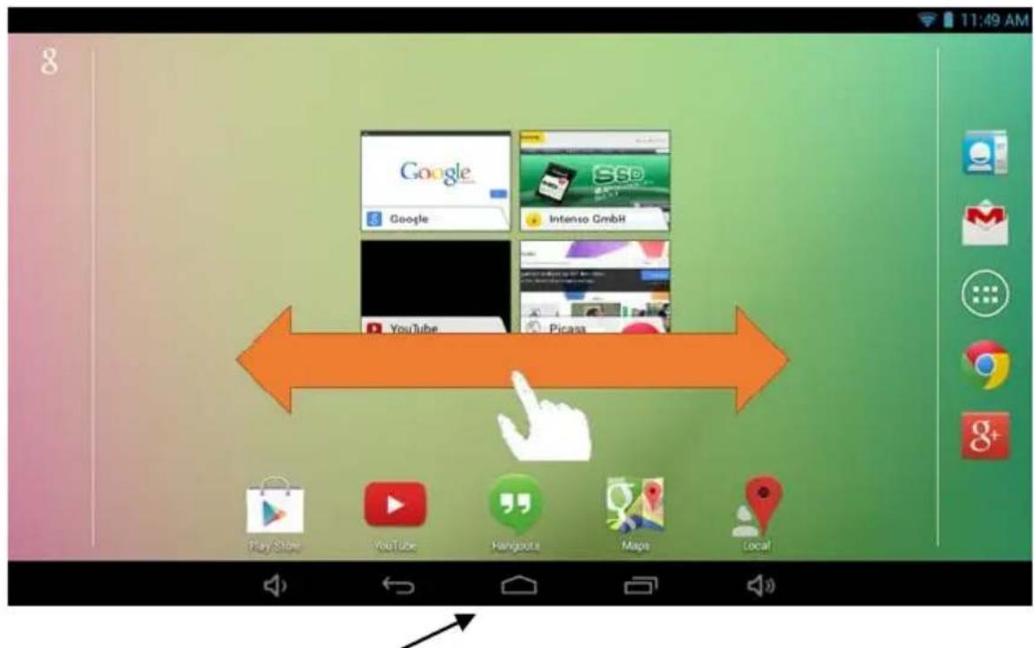 11:49 AM Google Google Intenso GmbH YouTube Picasa Play Store YouTube Hangouts Maps Local