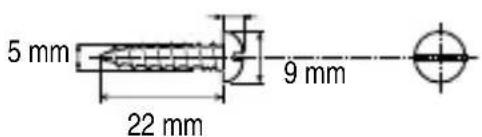 5 mm 22 mm 9 mm