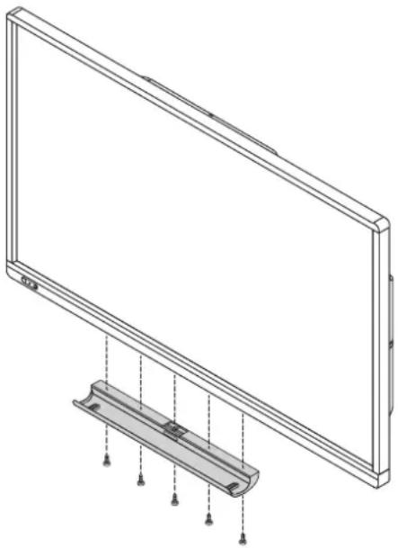 SHARP PN70TA3 - ■Fixation du plateau - 1