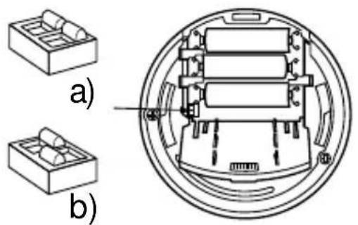 a) b)