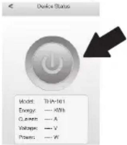 Device Status Model: THA-101 Energy: —— kWh Current: —— A Voltage: —— V Power: —— W