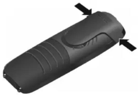 GIGASET E630A - Fixation du clip ceinture - 1