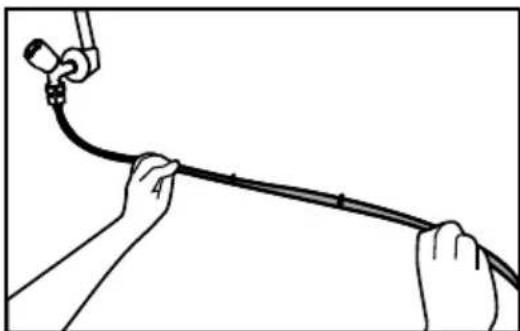 Illustration of hands holding a cable with a connector attached (no text or symbols)
