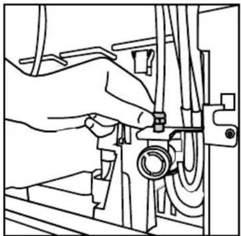 BEKO GN163220S - Під'єднання водяного шланга до приладу. Щоб приєднати шланг для води до холодильника, дотримуйтесь інструкцій нижче. - 3