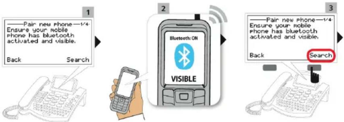 Jablocom BTP-06 - PAIRING THE BTP-06 WITH YOUR MOBILE PHONE - 1