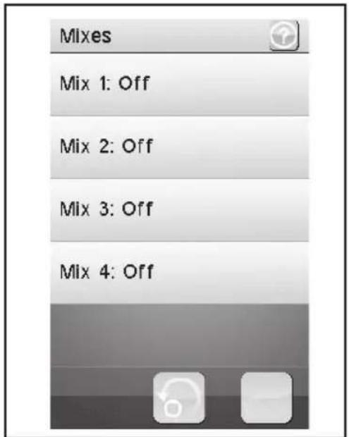 Mixes Mix 1: Off Mix 2: Off Mix 3: Off Mix 4: Off