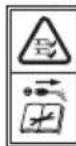 BLACK & DECKER GD300X - Simboli di Attenzione - 4