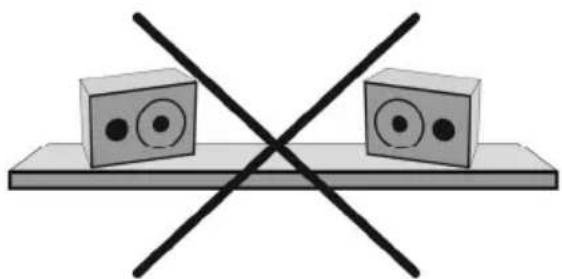 M-AUDIO M3-8 - Ausrichtung der Lautsprecher - 1