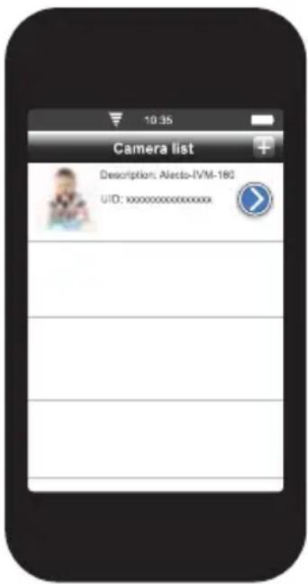 Camera list Description: Alexa-IVM-180 UID: xxxxxxxxxxxxxxxxx