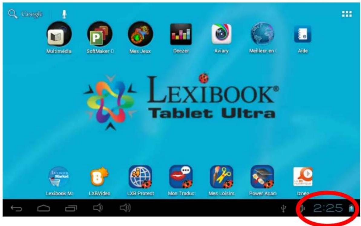 Google Multimédia SoftMaker O Mes Jeux Deezer Aviary Meilleur en C Aide LEXIBOOK® Tablet Ultra Lexibook M: LXBVideo LXB Protect Mon Traduc Mes Loisirs Power Acad Izneo 2:25