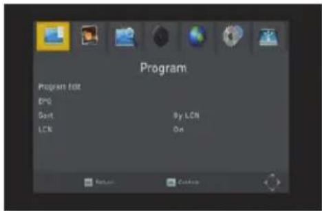 KONIG DVB-T FTA22 - MAIN MENU (MENIUL PRINCIPAL) - 1