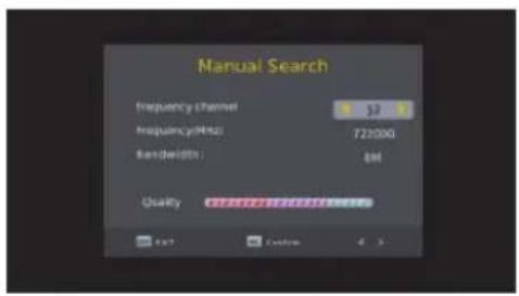 KONIG DVB-T FTA22 - Búsqueda manual - 1