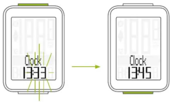 Clock 13:33 Clock 13:45