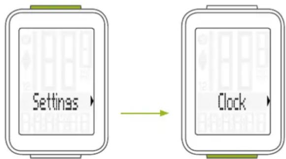 VDO M3 WL - How to set the time: - 2