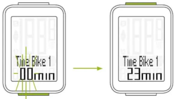Time Bike 1 00 min → Time Bike 1 23 min