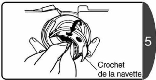 Crochet de la navette 5