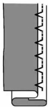 TOYOTA RSL 18 - Couture d'ourlet invisible - 5
