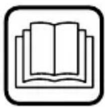 Simple line icon of an open book, no text or symbols present